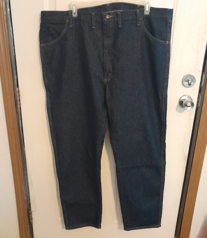Wrangler Rustler Regular Fit Irregular Jeans Men's 46x32.